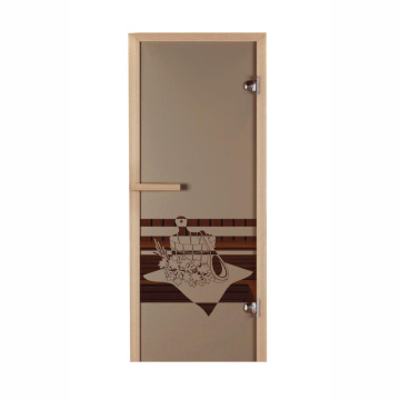 Двери стеклянные с рисунком