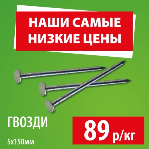 картинка Гвозди 5*150мм от магазина Румлес