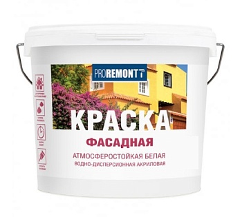 картинка ВДАК фасадная белая Proremontt 3кг от магазина Румлес