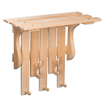 картинка Полка-вешалка Зигзаг малая от магазина Румлес