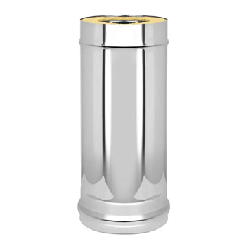 картинка Труба сэндвич D150/210 L500 нерж.сталь 430-0.8/0.5мм от магазина Румлес