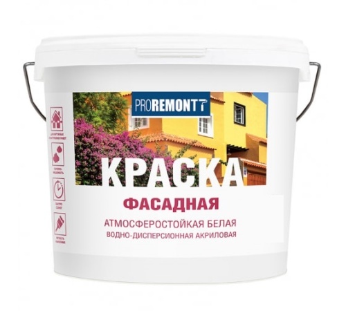картинка ВДАК фасадная белая Proremontt 3кг от магазина Румлес