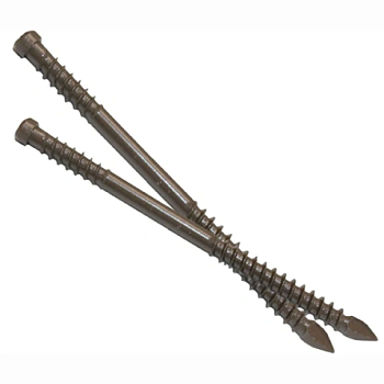 картинка Саморез  для террасной доски потай 5*60мм Тorx15 окрашенный (30шт/уп) от магазина Румлес