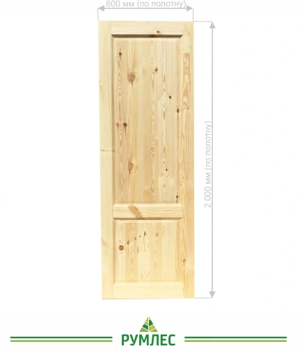 картинка Дверь межкомнатная глухая Эконом 2000*600мм от магазина Румлес