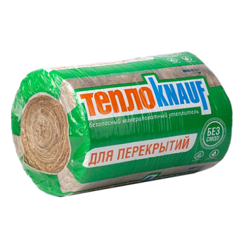картинка Утеплитель ТеплоKNAUF Aquastatik "Для перекрытий" мини-рулон 50*600*7000мм (2 мини-рулона/уп, Λ0.040, S8.4м²) от магазина Румлес