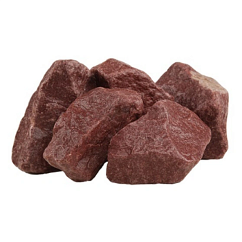 картинка Камни Малиновый кварцит обвалованный (коробка 20кг) от магазина Румлес