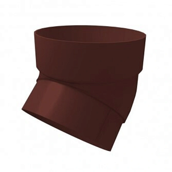 картинка Колено трубы ПВХ 45° шоколад от магазина Румлес