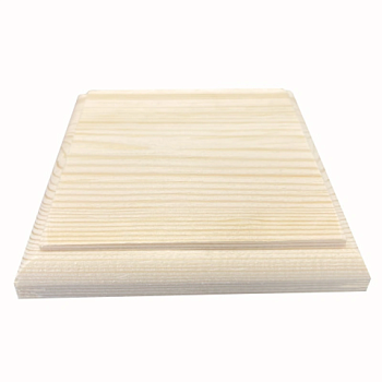 картинка Накладка на столб квадратная 100мм Сосна сорт Экстра сращенная от магазина Румлес