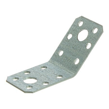 картинка Уголок крепежный 135° оцинкованный 50*50*35*2мм для стропильных соединений ГОСТ 14918-80 РОССИЯ от магазина Румлес