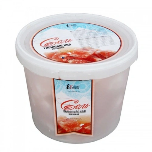 картинка Соль Гималайская галька (ведро 2кг) от магазина Румлес