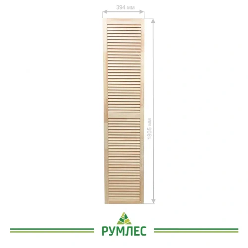 картинка Дверь жалюзийная 394*1805мм сосна сорт Экстра от магазина Румлес