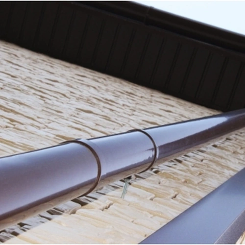 картинка Муфта трубы соединительная ПВХ шоколад от магазина Румлес