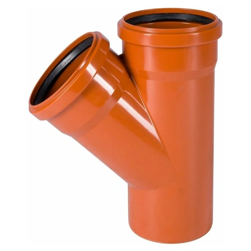 картинка Тройник наружный 110/110мм 45° от магазина Румлес