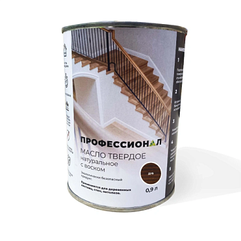 картинка Масло Твердое с воском ПРОФЕССИОНАЛ Дуб (НК-74) 0,9л от магазина Румлес