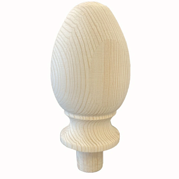 картинка Накладка на столб овальная 100мм Сосна сорт Экстра сращенная от магазина Румлес