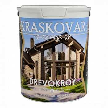 картинка Красковар Антисептик кроющий 0,9л (RAL 1015 слоновая кость) от магазина Румлес