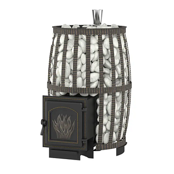 картинка Печь банная Везувий Легенда Русский пар Ковка 24 (271) Чугун от магазина Румлес