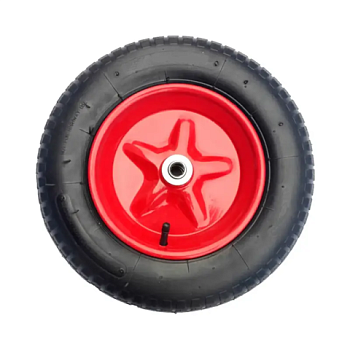 картинка Колесо пневмо 3,25/3,00*80 с подшипником D20 (для двухколесной тачки) от магазина Румлес