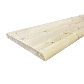 картинка Ступень 30*300*1000мм Ель/Сосна сорт АВ сращенная (с фаской) от магазина Румлес