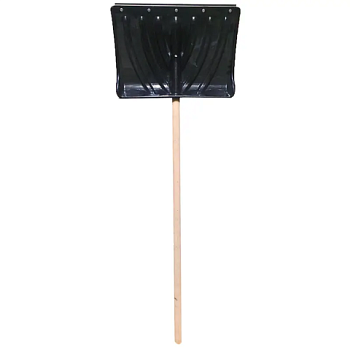 картинка Лопата КРЕПЫШ д/снега с деревянным черенком 465*340мм от магазина Румлес