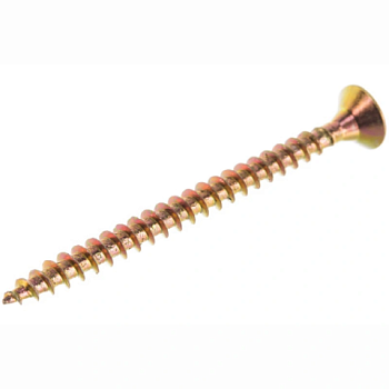 картинка Саморезы универсальные 4*60мм желтый цинк от магазина Румлес