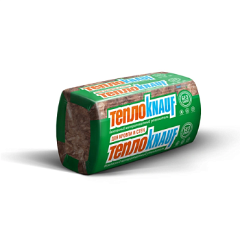 картинка Утеплитель ТеплоKNAUF Aquastatik "Для коттеджа" плита 50*610*1230мм (16 плит/уп, Λ0.036, S12м²) от магазина Румлес