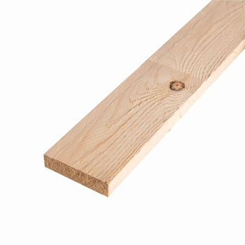 картинка Доска обрезная камерной сушки 25*100*6000мм ель/сосна 1-2 сорт дисковый распил (10-18%) от магазина Румлес