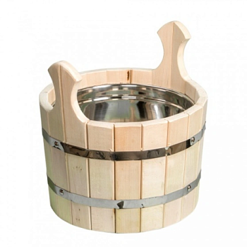 картинка Ушат липа с металлической вставкой 5.5л от магазина Румлес