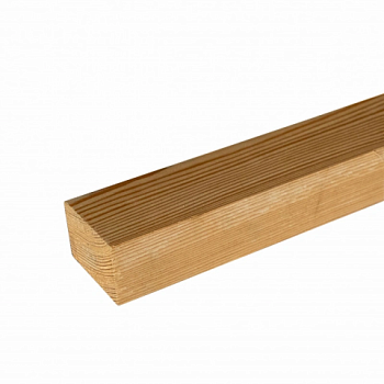 картинка Брусок строганый 45*70*3000мм сорт АВ Лиственница (с фаской R3 на углах) от магазина Румлес