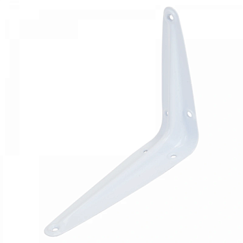 картинка Уголок-кронштейн 100*125мм белый от магазина Румлес