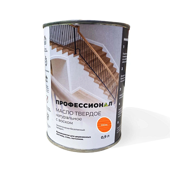 картинка Масло Твердое с воском ПРОФЕССИОНАЛ Сосна (НК-55) 0,9л от магазина Румлес