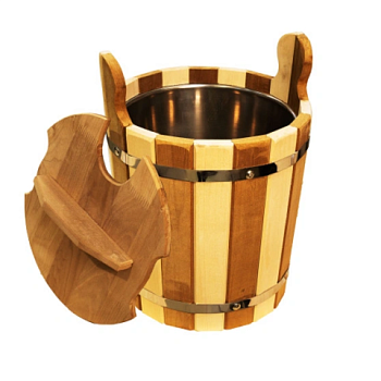 картинка Запарник комбинированный с крышкой и металлической вставкой 8л от магазина Румлес