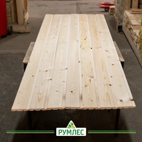 картинка Евровагонка ель/сосна 12,5*96(90)*1500мм сорт С Киров (10шт/уп) от магазина Румлес