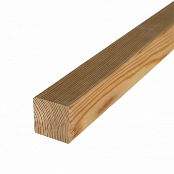 картинка Брусок строганый 45*45*3000мм сорт АВ Лиственница (с фаской R3 на углах) от магазина Румлес