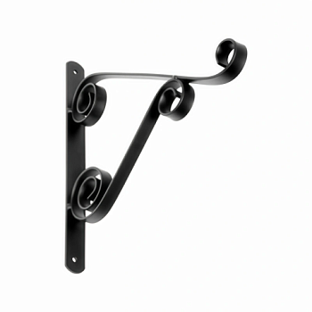 картинка Кронштейн для кашпо 25см черный мод.4 ДОМАРТ от магазина Румлес