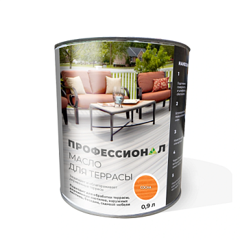 картинка Масло для Террас ПРОФЕССИОНАЛ Сосна (НК-55) 0,9л от магазина Румлес