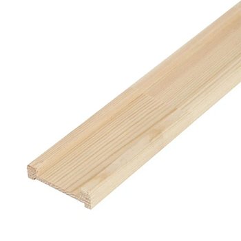 картинка Подбалясенник 3000мм под плоскую балясину Сосна сорт Экстра сращенный от магазина Румлес
