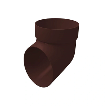 картинка Колено сливное ПВХ 72° шоколад от магазина Румлес