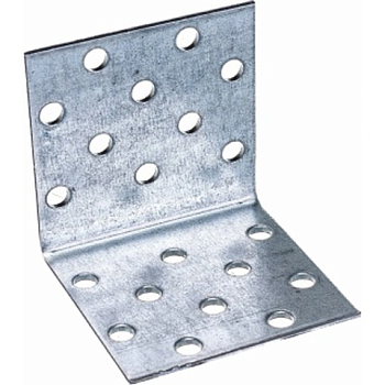 картинка Уголок крепежный 90° оцинкованный 50*50*50*2мм от магазина Румлес