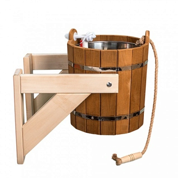 картинка Ведро обливное Русский душ термолипа с металлической вставкой 12л от магазина Румлес