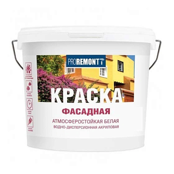 картинка ВДАК фасадная белая Proremontt 3кг от магазина Румлес