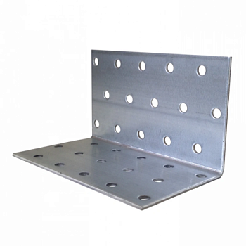 картинка Уголок крепежный 90° оцинкованный 60*60*100*2мм от магазина Румлес