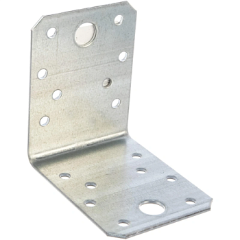 картинка Уголок крепежный 90° оцинкованный 70*70*55*2мм от магазина Румлес