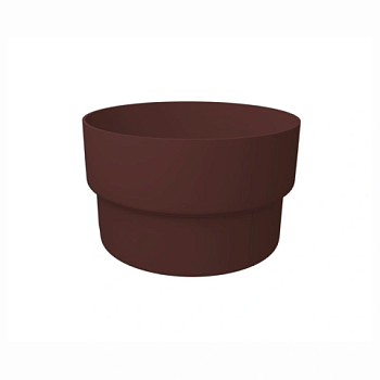 картинка Муфта трубы соединительная ПВХ шоколад от магазина Румлес