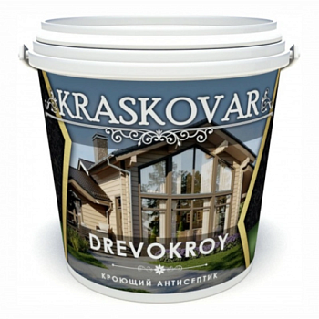 картинка Красковар Антисептик кроющий 2л (RAL 1015 слоновая кость) от магазина Румлес