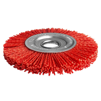 картинка Корщетка для УШМ (болгарки) плоская нейлоновая 125мм от магазина Румлес