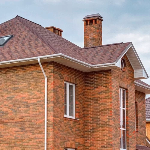 картинка Воронка желоба ПВХ белая от магазина Румлес