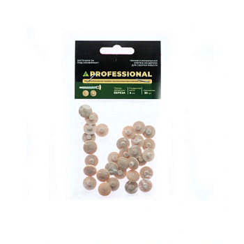 картинка Заглушка под конфирмат ПРОФЕССИОНАЛ D4мм береза (30шт/уп) от магазина Румлес
