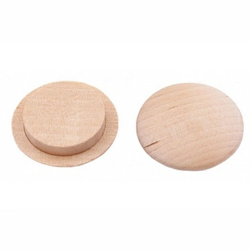 картинка Заглушка на отверстие ПРОФЕССИОНАЛ сфера D25мм береза (10шт/уп) от магазина Румлес