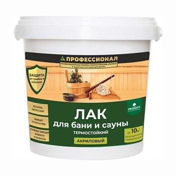 картинка Лак для бани и сауны термостойкий ПРОФЕССИОНАЛ 0.9л от магазина Румлес